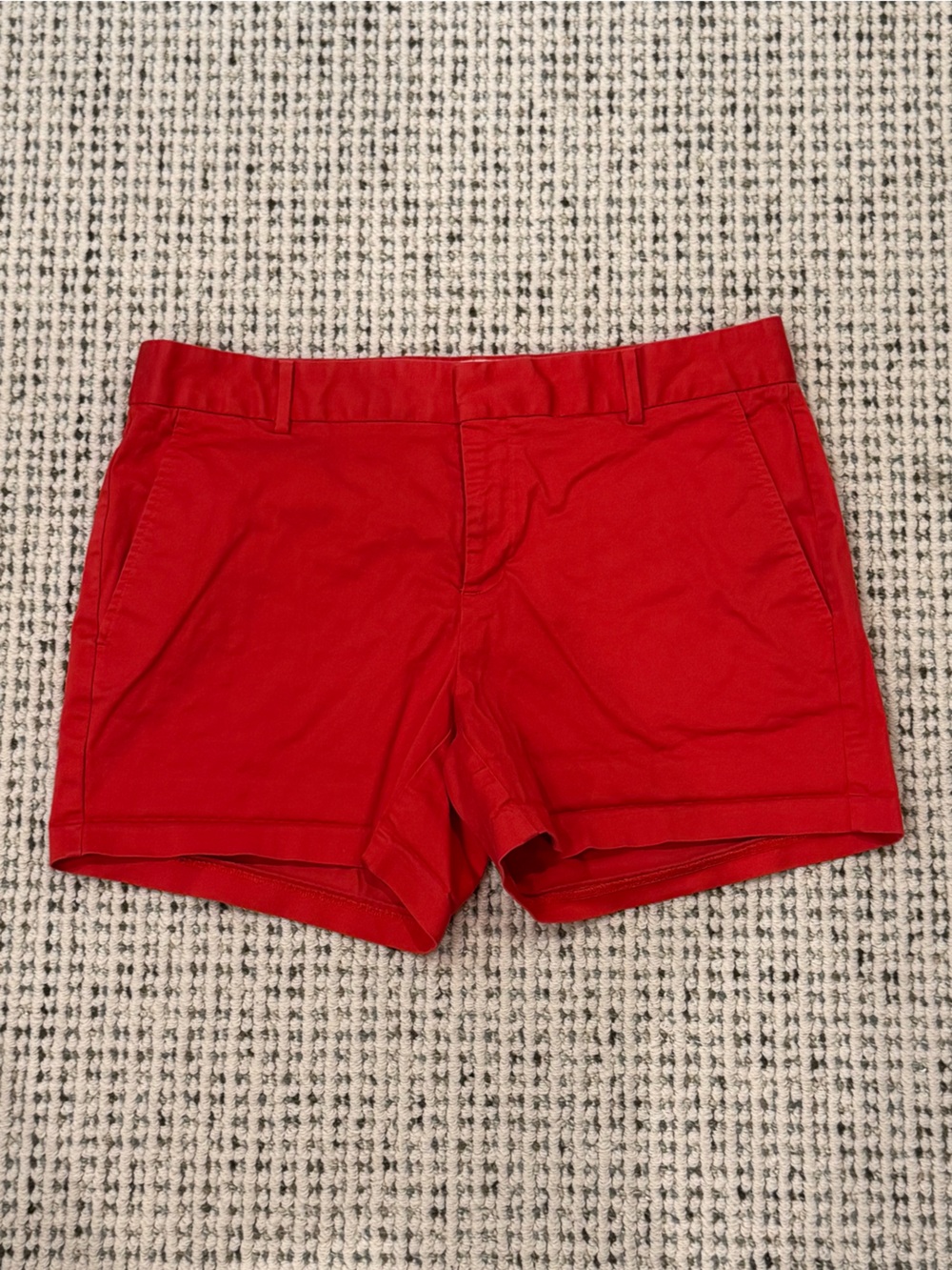 Banana Republic Red Chino Bermuda Shorts